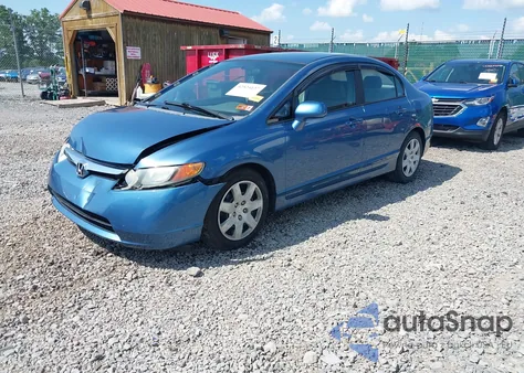 2008 Honda Civic Lx z USA, uszkodzony, nr VIN 1HGFA16548L107256